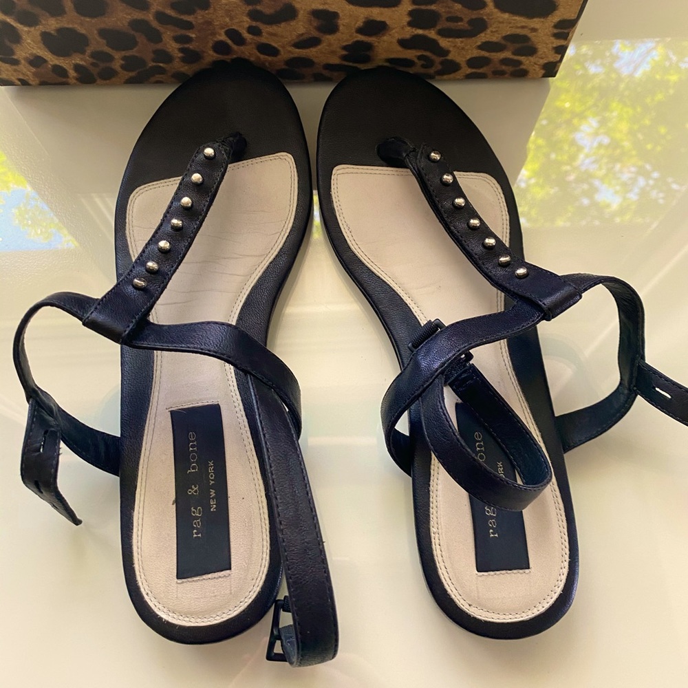Genuine Leather Rag and Bone Sandals